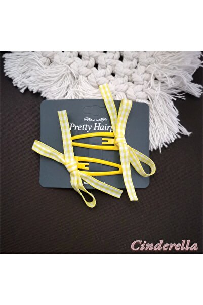 Cinderella Frecătă galbenă drăguță pentru fete - Agrafă de păr în stil coreean