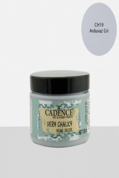Cadence Very Chalky Home Decor Mobilya Boyası 150 ml. 19 Arduvaz Gri