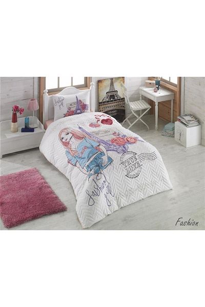 Kristal Set cuvertură de pilota matlasată Ranforce 4 Four Seasons Single Girl