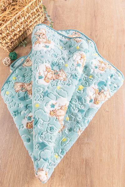 Babymod Figured Plush Girl/Boy Baby Blanket