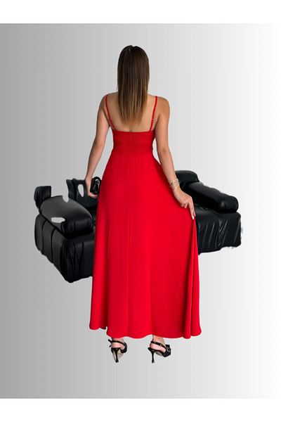 WOMAN VISION Rochie de seară pentru femei, cu bretele din frânghie, elegantă - 003