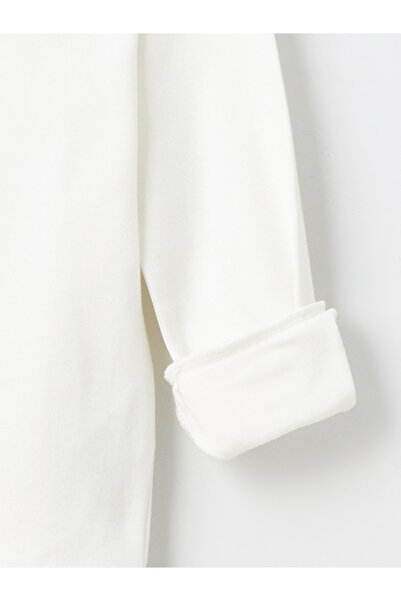 LC Waikiki Fiú - Crew nyakú és nyomott hosszú ujjú póló