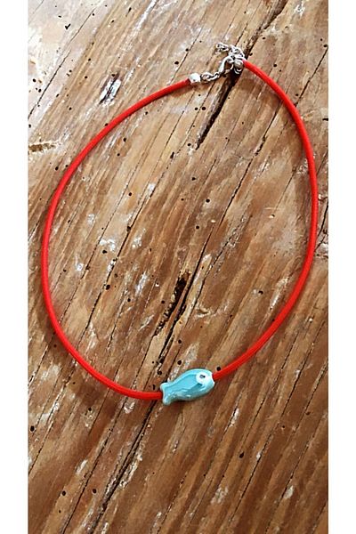 by özllem Glass Fish Necklace