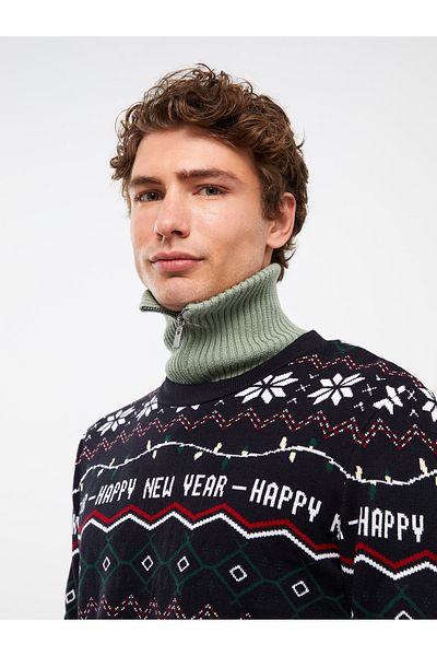 LC Waikiki Strickpullover für Herren – Langarm, Rundhalsausschnitt