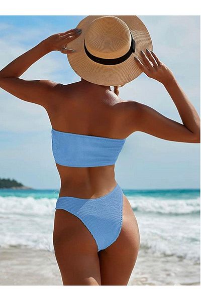 DEEP BEACH Στράπλες Σετ μπικίνι Db 200730 bt