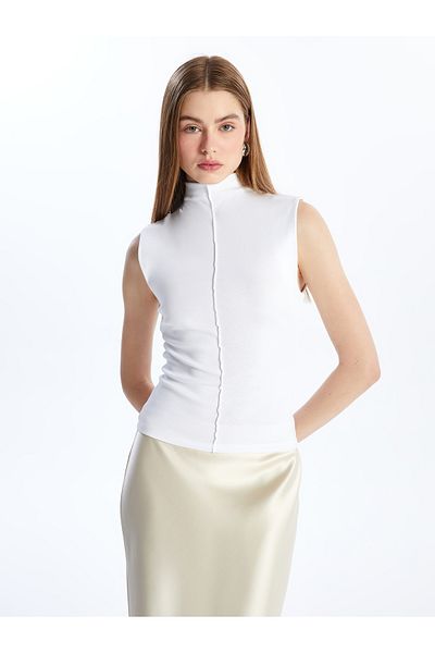 LC Waikiki Damen-Tanktop mit Stehkragen