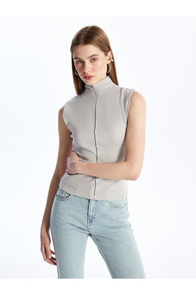 LC Waikiki Damen-Tanktop mit Stehkragen