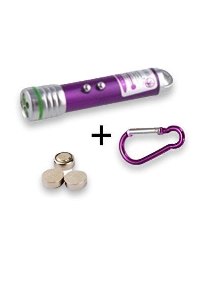 İNDİRİM CENTER El Feneri Anahtarlık Lazer Kedi Oyuncağı Lazer Işık 4 Fonksiyonlu