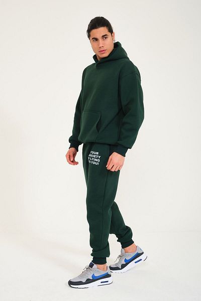 FEEL STYLE Your Anxiety - Σετ φόρμας Kangaroo Pocket Hoodie Premium