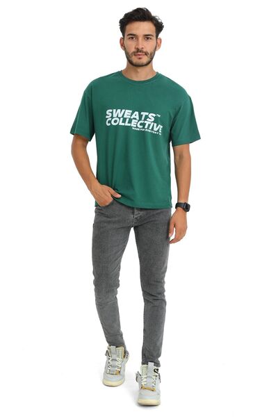 FEEL STYLE Unisex Oversize kroj duksevi - Collective Oldschool T-shirt