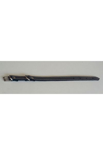 LE-SAR 40 cm Tall Small Breed Leather Dog Collar