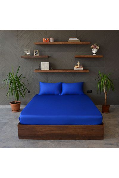 Yuvam 100% Cotton Ranforce - Double Plain Paint Fitted Set