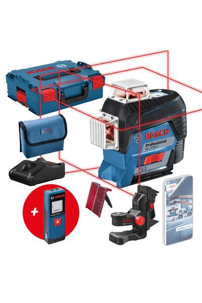 Bosch Professional GLL 3-80 C Çizgi Lazeri + GLM 2