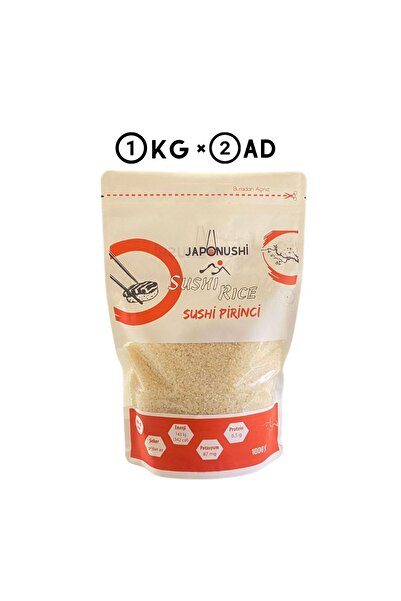SUSHİSEPETİ Japonushi Sushi Pirinci 1000 Gr X 2 Adet