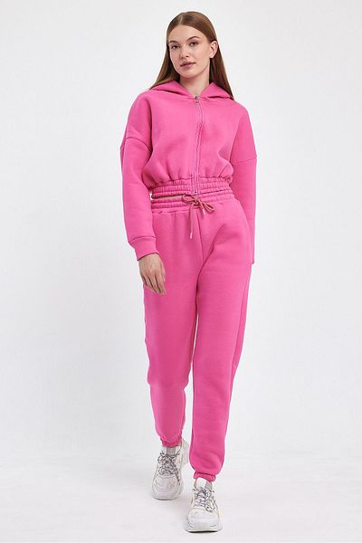 FEEL STYLE Σετ αθλητικής φόρμας Crop με φερμουάρ