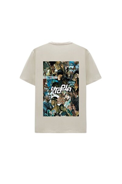 FEEL STYLE Travis Scott Black T-shirt - FS Unisex, Uživo iz Utopije - Topia U...