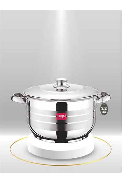 ERENA Pipe Handle / 18 Cm Pot Steel Lid