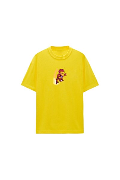 FEEL STYLE Unisex Oversize kroj Iron Man T-shirt - FS
