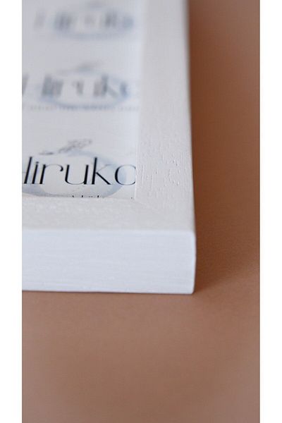 Hiruko Tasarım Atölyesi 30x42 Cm (A3) Premium Wooden Frame - Black and White and Wooden Photo Frame
