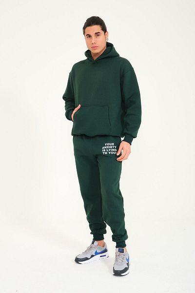FEEL STYLE Your Anxiety - Σετ φόρμας Kangaroo Pocket Hoodie Premium