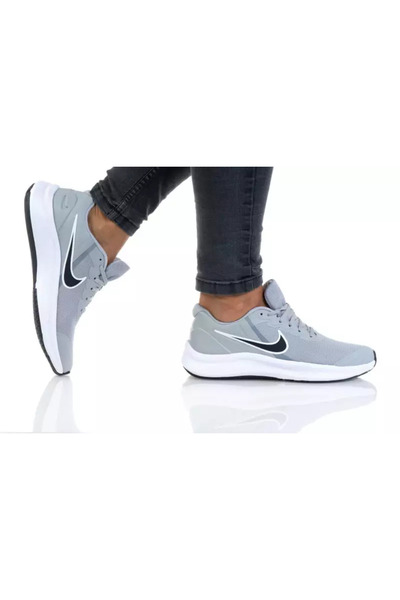 Nike Star Runner 3 (GS) Da2776-005 Gri Kadın Ayakkabı