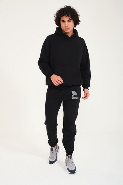 FEEL STYLE Σετ φόρμας καγκουρό με κουκούλα Premium
