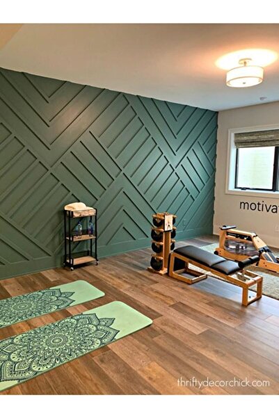 DECOGOLD Decozza Boyanabilir Duvar Çıtası iskandinav çıta 4cm - 5 Boy=12m ( D...