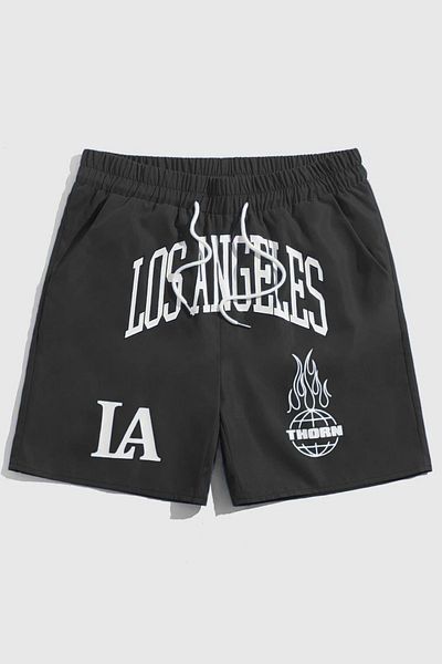 FEEL STYLE FS SMOKED LOS ANGELES - Σορτς από 100% Premium αναπνεύσιμο βαμβακερό ύφασμα