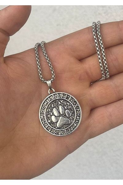 BSN Store Viking Necklace - Norse Bear Claw Talisman Mythology