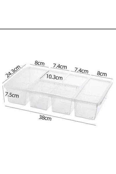 Bayev Luna 12 Drawer with Lid - Organizer Jewelry and Makeup Box, Pen and Glasses Organizer