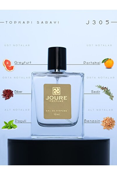 JOURE PERFUME Joure J305 - Cıtrus Taze Baharatlar Odunsu Kokulu 50ml Kalıcı E...