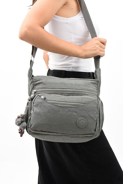 571 Collections Çanta Ultra Light and Multi-Pocket Gray Women's Shoulder Bag - Crossbody (Model: 571-6E)