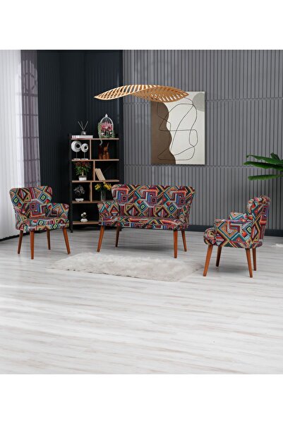 Harmony Milano Çay Seti Koltuk Takımı Cafe, Ofis, Balkon, Yazlık, Teras, Bahçe Koltuğu Berjer