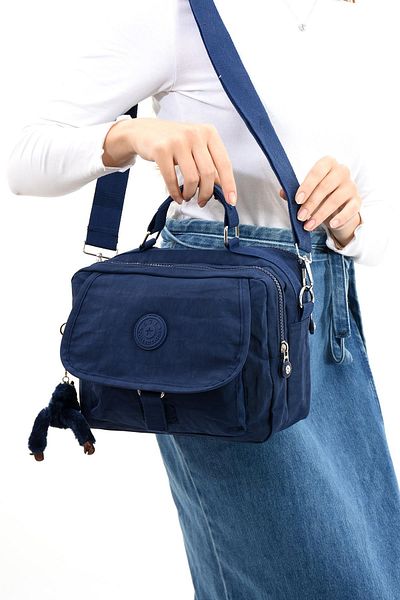 571 Collections Çanta Ultra Light and Multi-Pocket Crossbody Shoulder Bag - Navy (Model: 571-6P)