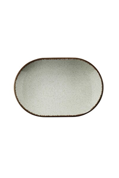 Kütahya Porselen Pearl Sunumluk Kayık Tabak ( 36 Cm )