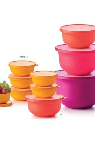 Tupperware Aloha Series 10 Piece Storage Set