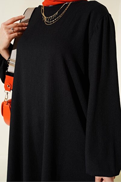 Bigdart Kadın Siyah Tunik Pantolon Alt Üst Takım 6663