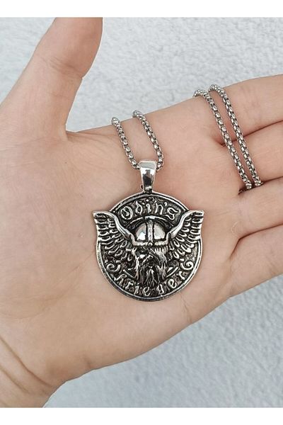 BSN Store Odin Figured Viking Mythology Necklace - Scandinavian