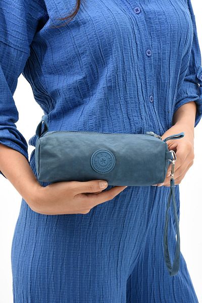 571 Collections Çanta Blue Single Compartment Washable Waterproof Pen Holder - Makeup Bag (Model: 571-15H)