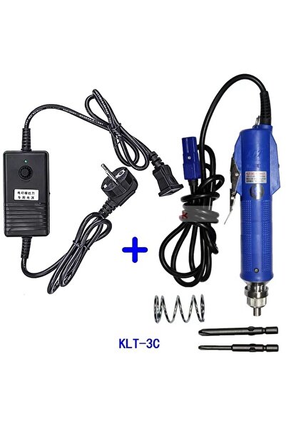 woodhub Darbesiz Klt-3c Elektrikli Teknik Servis Tornavida Seti Uç Adaptör Da...