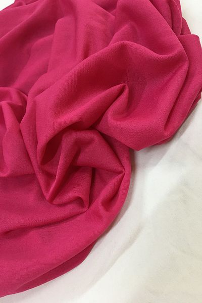 Yiğit Kumaş Fuchsia Thin Jersey Fabric Lining