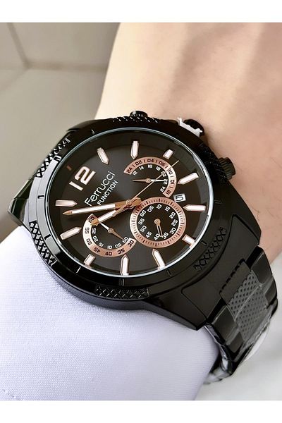 Ferrucci   Men's Steel Wristwatch