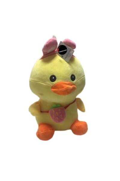 TOPROCKSTORE Sevimli Çilekli Ördek Peluş 30 cm