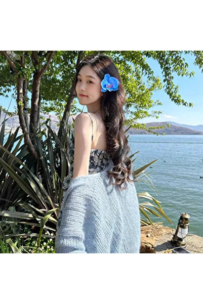 GÜLPEŞE Agrafă de păr cu flori de orhidee 1 bucată