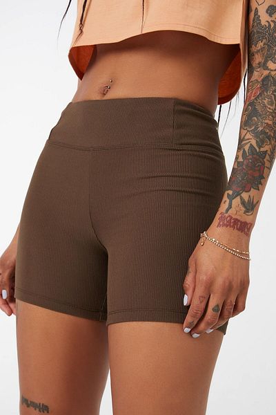 Ardene Ribbed Biker Shorts