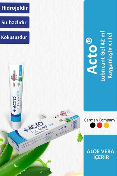 Acto Lubrıcant Gel 42 ml Kayganlaştırıcı Jel.