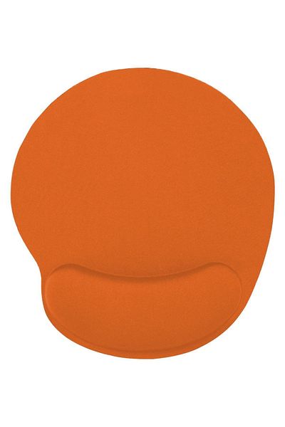 BLACK DEER Mouse Pad ergonomic cu bază anti-alunecare cu suport portocaliu pentru încheietura mâinii