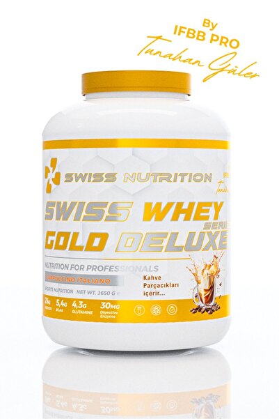 Swiss Nutrition Swiss Whey Gold Deluxe Series by Tunahan Güler | Cappuccino I...
