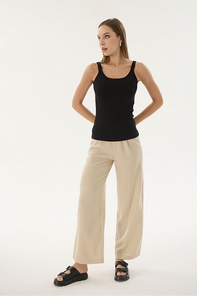 Sevim 16155 Women's - Fitted Thin Strap T-Shirt