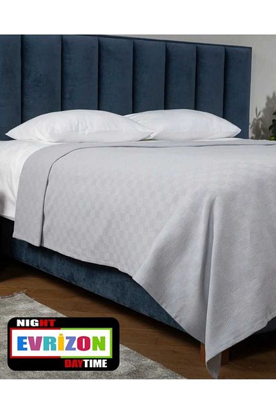 EVRİZON Double Checkerboard Patterned PiqueCheckered Hotel Pike 200 X 230